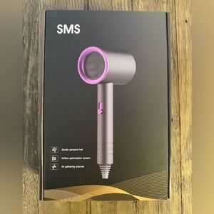 SMS intelligent, temperature control air hairdryer
New-MSRP $129